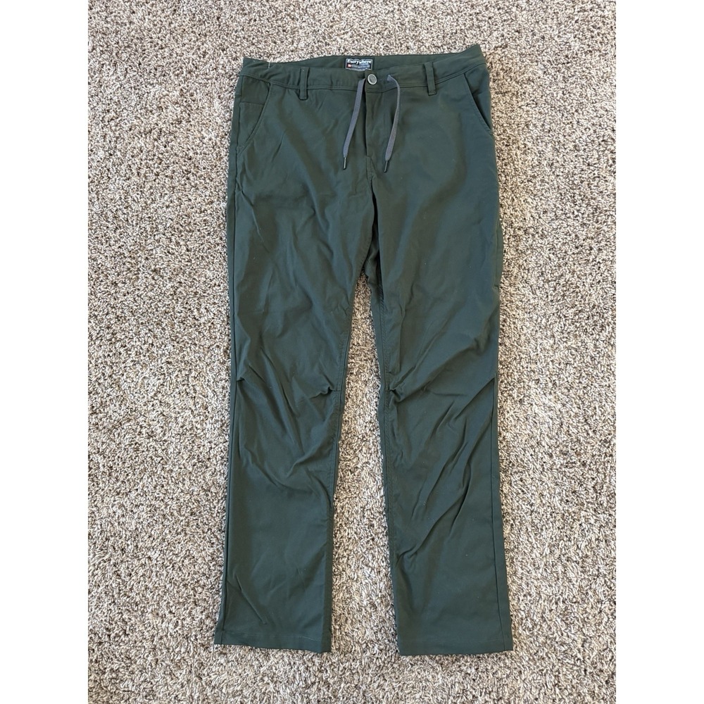 686 Pants Mens 36x34 Green Chino Everywhere Regular Fit Technical Outdoors